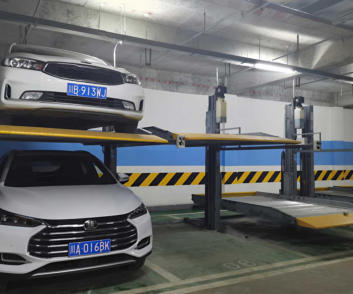 墨江四柱簡易升降立體停車庫與智慧出行